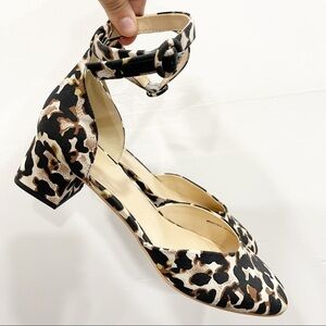 Cabi Kiki Ankle Strap Sandal Style #6020 Animal Print Size 9 Block Heel